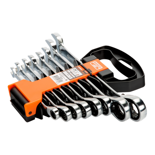 JUEGO LLAVES COMBINADAS CARRACA MÉTRICA 1RM/SH8 BAHCO