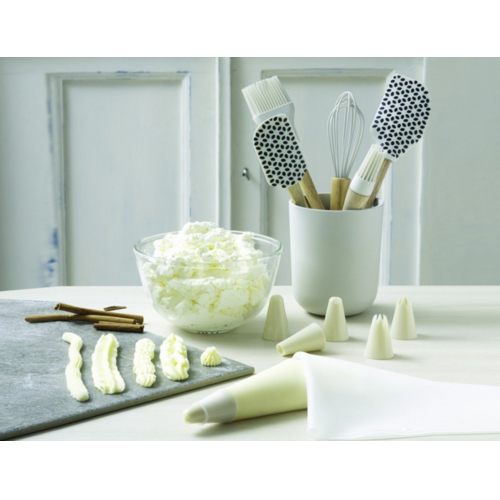 MANGA PASTELERA SILICONA + 6 BOQUILLAS IRIS