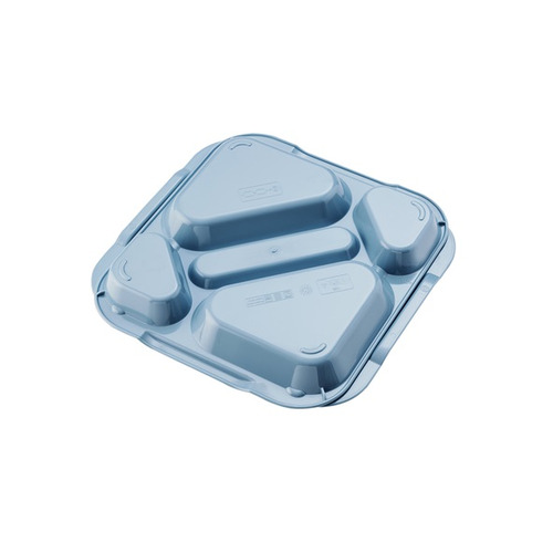 BANDEJA AZUL 5 COMPARTIMENTOS POLIPROPILENO