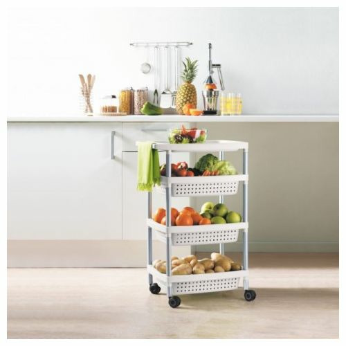 CARRITO VERDULERO-4 BLANCO 7738201 TATAY