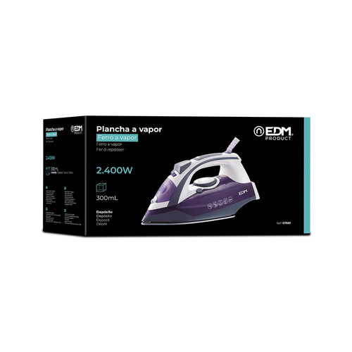 PLANCHA VAPOR 2400W 07681 EDM