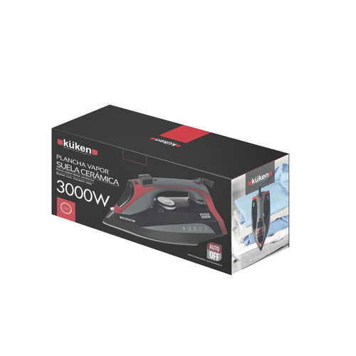 PLANCHA VAPOR SUELA CERAMICA 3000W 34098 KÜKEN