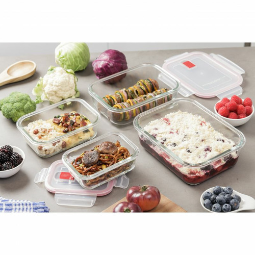 TAPER HERMETICO RECTANGULAR CRISTAL 0,37L TATAY