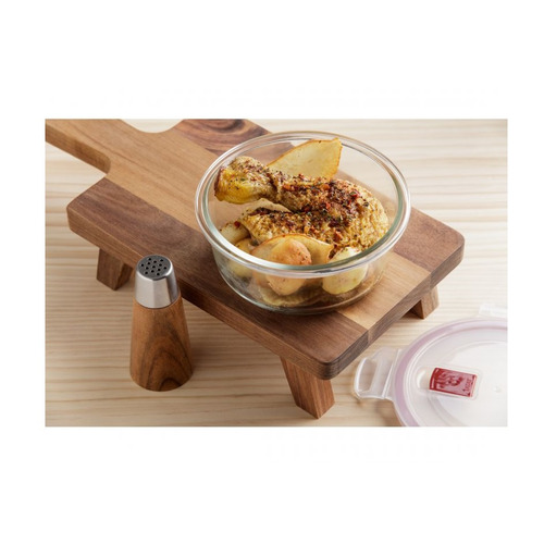 TAPER HERMETICO REDONDO CRISTAL 0,60L TATAY