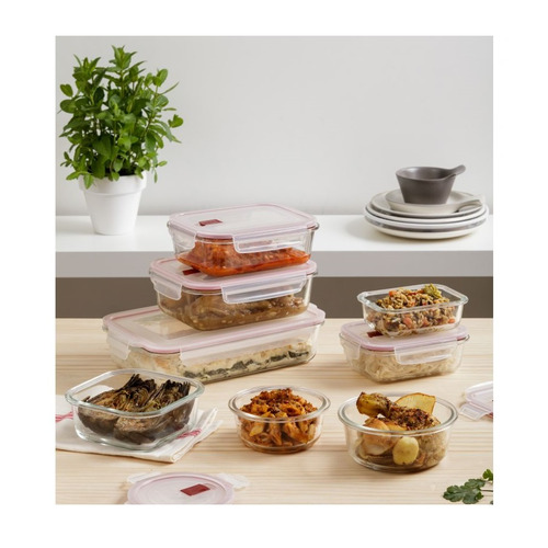 TAPER HERMETICO REDONDO CRISTAL 0,60L TATAY