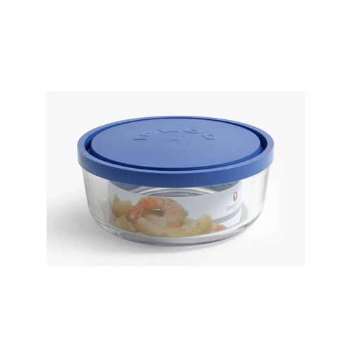 FIAMBRERA REDONDA AZUL 18CM 1470ML IGLOO