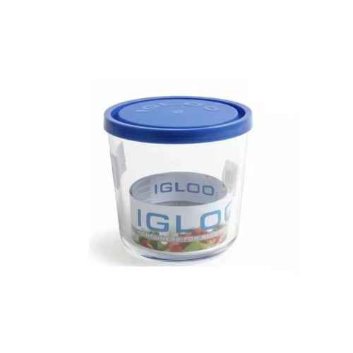 FIAMBRERA REDONDA AZUL 9,5CM 500ML IGLOO