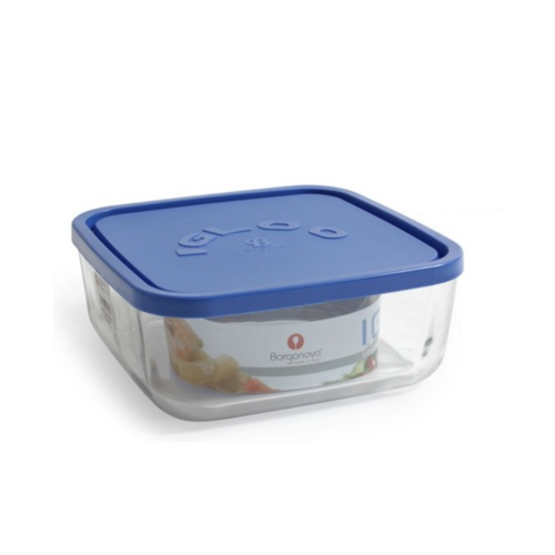 FIAMBRERA CUADRADA AZUL 18,5CM 1800ML IGLOO