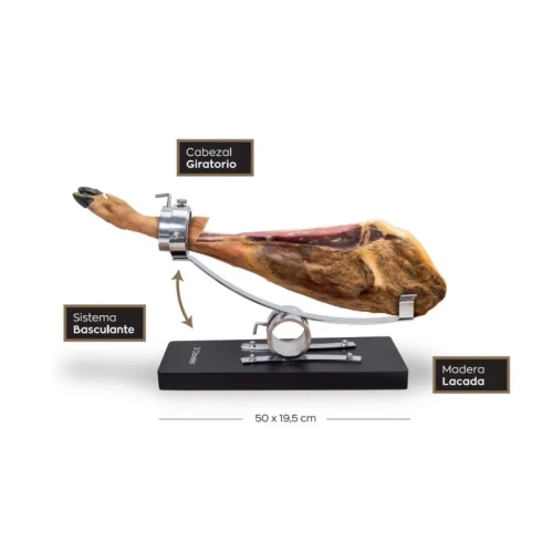 JAMONERO GIRATORIO Y BASCULANTE 3 CLAVELES