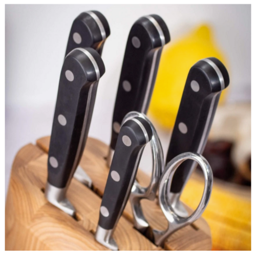 JUEGO DE 5 CUCHILLOS FORGÉ 3 CLAVELES