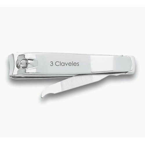 CORTAUÑAS CON LIMA 8CM 3 CLAVELES