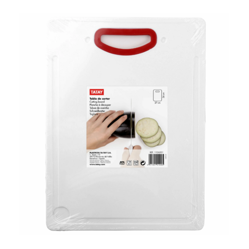 TABLA DE CORTAR BLANCA 27X36 TATAY
