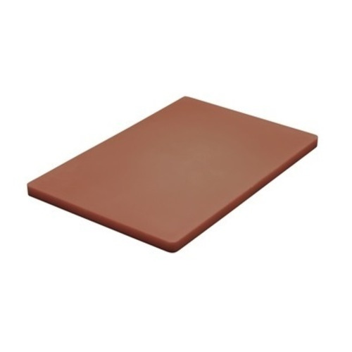 TABLA DE COCINA DE FIBRA MARRON 50X30 FLORES CORTES