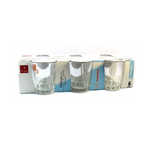 VASOS CRISTAL BORMIOLI PACK 6 UND 11CL SABOYA