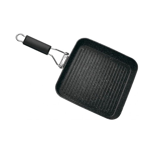 GRILL ASADOR CON ASA PLEGABLE 27CM PIEDRA LIFESTYLE