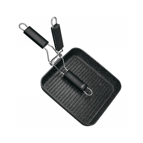 GRILL ASADOR CON ASA PLEGABLE 27CM PIEDRA LIFESTYLE