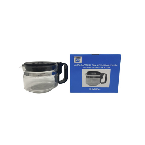 JARRA CAFETERA UNIVERSAL ANTIGOTEO 900ML TECNHOGAR.