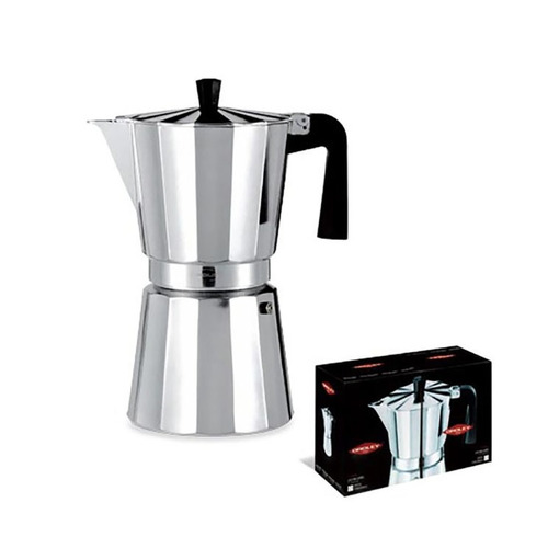CAFETERA ALUMINIO 12 TAZAS OROLEY