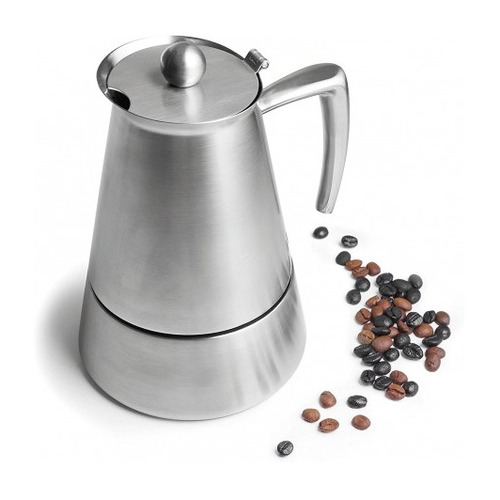 CAFETERA EXPRESS HYPERLUXE INOX 6 TAZAS 62076 LACOR