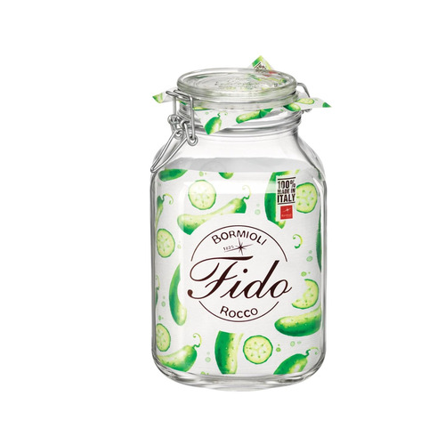 TARRO CRISTAL TAPA HERMETICA 3L FIDO