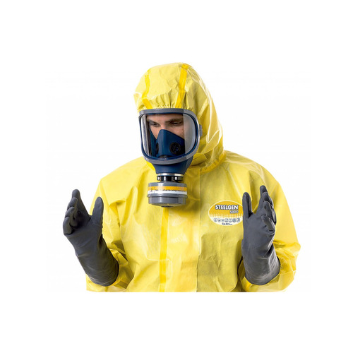 BUZO DESECHABLE AMARILLO TALLA L STEELGEN