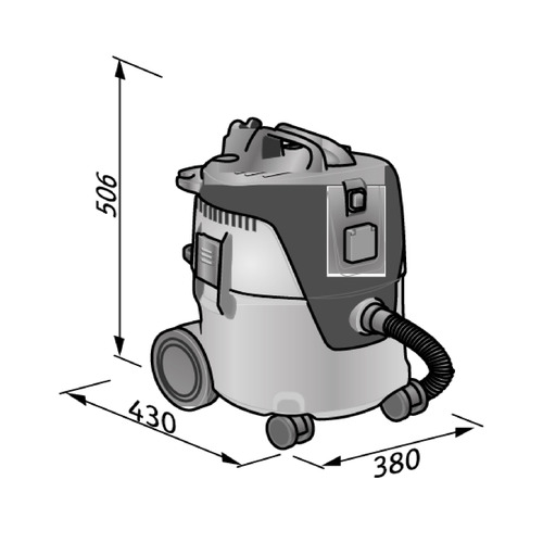 ASPIRADORA DE SEGURIDAD VC 21 L MC 20L FLEX