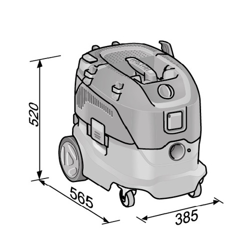ASPIRADORA DE SEGURIDAD VCE 33 L AC-SET 30L FLEX