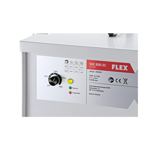 PURIFICADOR DE AIRE PARA OBRA VAC 800-EC FLEX