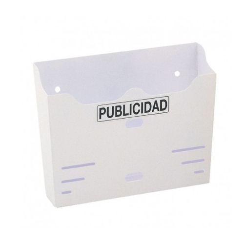 BANDEJA PUBLICIDAD PORTAL ACERO BLANCO BTV