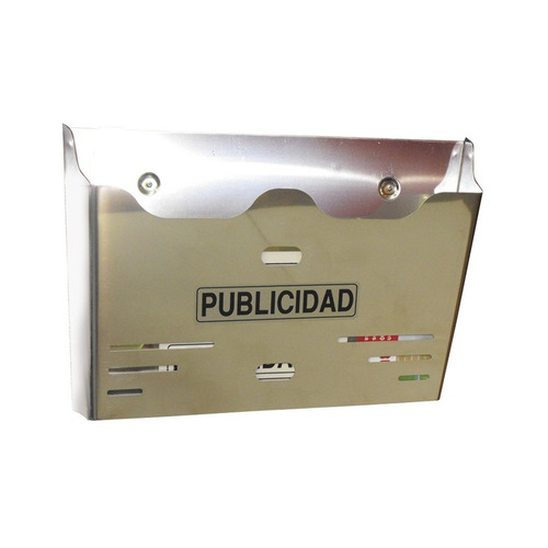 BANDEJA PUBLICIDAD PORTAL ACERO INOX BTV