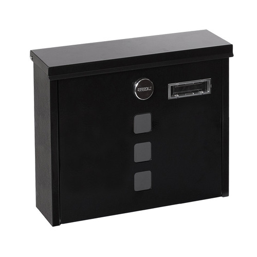 BUZON CHANCE ACERO GALVANIZADO NEGRO EXTERIOR ARREGUI