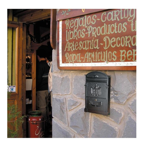 BUZON IMPERIAL ALUMINIO NEGRO EXTERIOR BTV