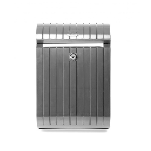 BUZON PICCOLO PLASTICO GRIS METAL EXTERIOR TATAY