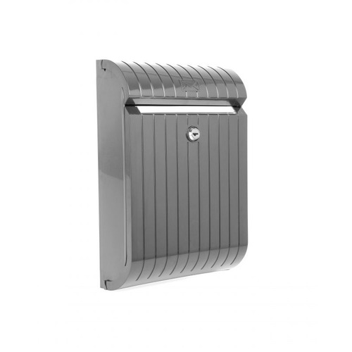 BUZON PICCOLO PLASTICO GRIS METAL EXTERIOR TATAY