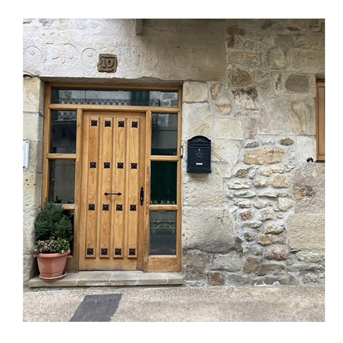 BUZON VINTAGE RESIDENCIA ALUMINIO NEGRO EXTERIOR ARREGUI