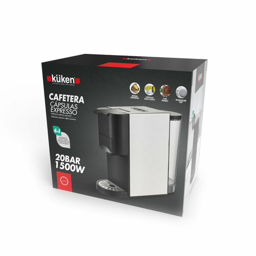 CAFETERA CAPSULAS 4 EN 1 20 BAR KUKEN