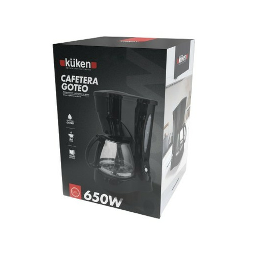 CAFETERA GOTEO 4-6 TAZAS 0.65L KÜKEN