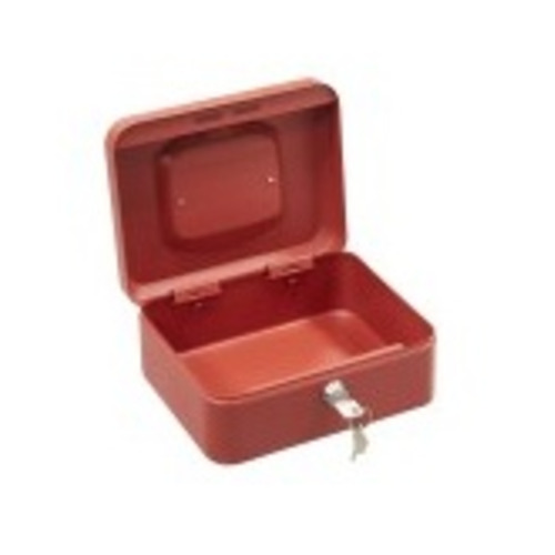 CAJA DE CAUDALES ELEGANT ROJA CON LLAVE ARREGUI