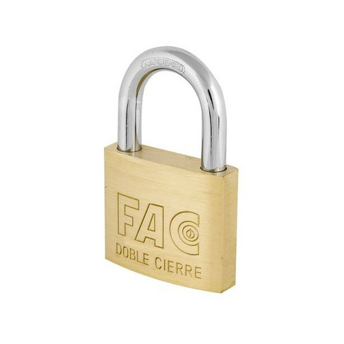 CANDADO LATON ARCO NORMAL 70mm FAC