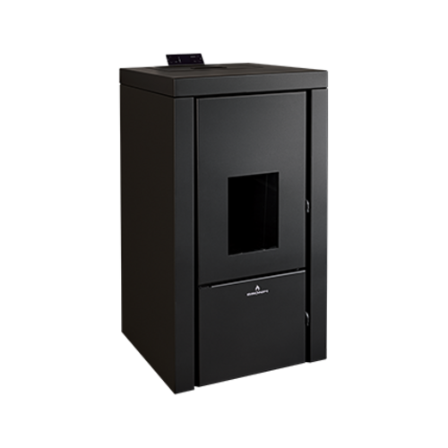 CARLOTA ESTUFA PELLET HYDRO NEGRA 20,2KW BRONPI