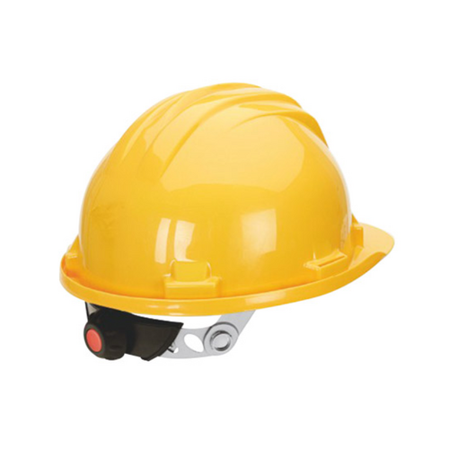 CASCO OBRA CON RULETA HOMOLOGADO 5-RG AMARILLO CLIMAX