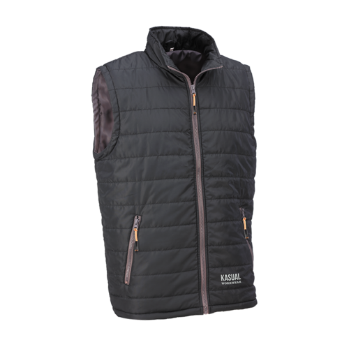 CHALECO ACOLCHADO DISCOVERY GRIS 2881G T-L JUBA