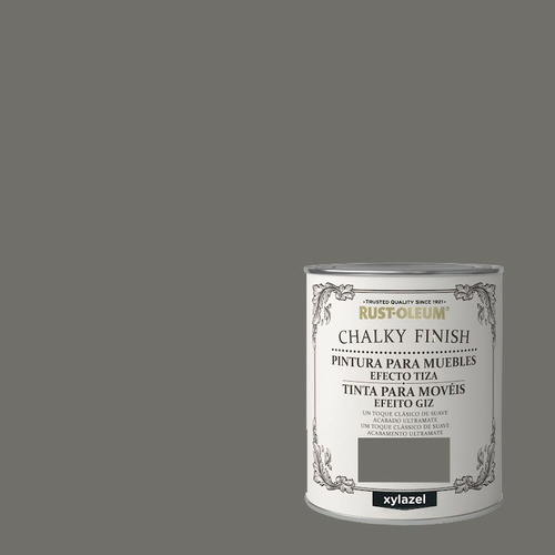 CHALKY FINISH PINTURA EFECTO TIZA ANTRACITA 750ML BRUGUER