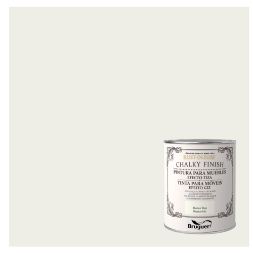 CHALKY FINISH PINTURA EFECTO TIZA BLANCO TIZA 750ML BRUGUER