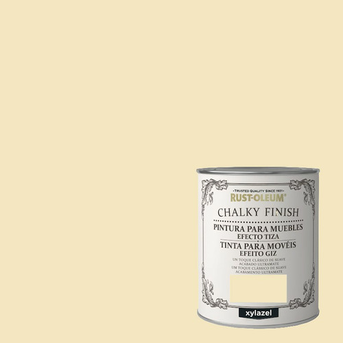 CHALKY FINISH PINTURA EFECTO TIZA CREMA 750ML BRUGUER