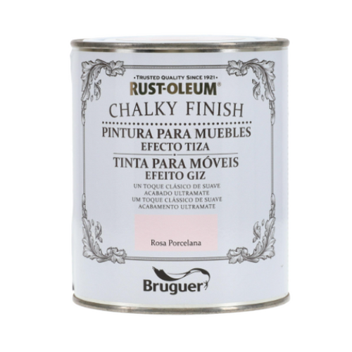 CHALKY FINISH PINTURA EFECTO TIZA ROSA PORCELANA 750ML BRUGUER