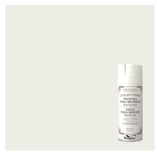 CHALKY FINISH PINTURA EFECTO TIZA SPRAY BLANCO TIZA 400ML BRUGUER