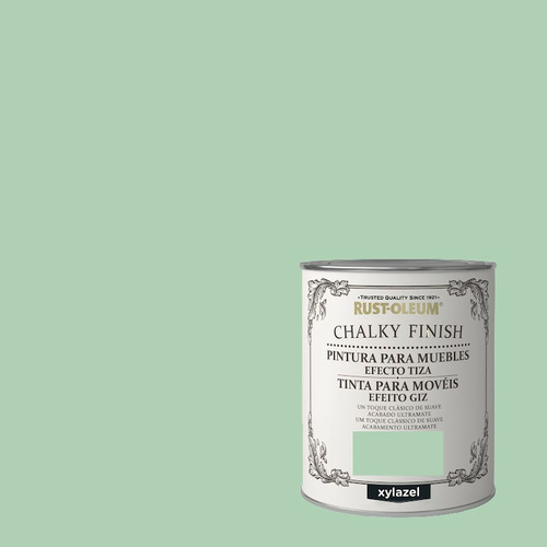 CHALKY FINISH PINTURA EFECTO TIZA VERDE LAUREL 750ML BRUGUER