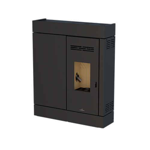 CIRA ESTUFA PELLET EXTRAPLANA NEGRA 8KW BRONPI