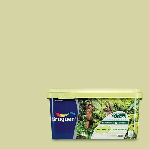 COLORES DEL MUNDO AMAZONAS VERDE INTERMEDIO 4L BRUGUER